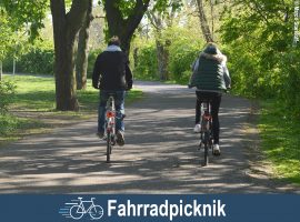 Fahrradpicknick in Magdeburg